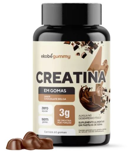 Creatina em gomas Chocolate Belga